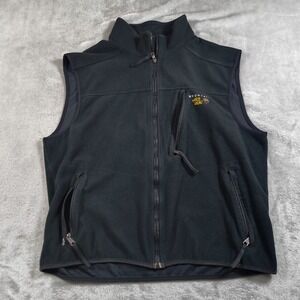Mountain Hardwear Fleece Vest Mens XL Gore Windstopper Tech Full Zip Made In USA
